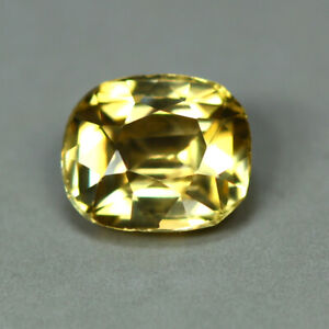 1.20 Cts_Fantastic Diamond Sparkle_100 % Natural Unheated Yellow Zircon_Srilanka