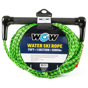 WOW Watersports 75ft 1-Section Tow Rope w Rubber Handle, UV Treated for Sun  - Picture 1 of 8