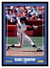 1988 Score #146 ROBBY THOMPSON San Francisco Giants ~C5C