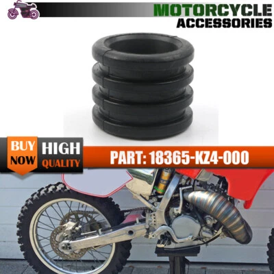 NEW For 1989-2007 Honda CR125R Exhaust Pipe Muffler Rubber Gasket #18365-KZ4-000 - Image 1 of 4