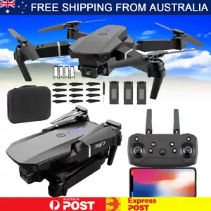Drone 4K HD Selfie Camera Foldable RC Quadcopter Xmas Gifts +3 Batteries 1800mah - Picture 1 of 13