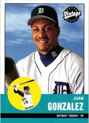 2001 Upper Deck Vintage #118 Juan Gonzalez - Image 1 of 2