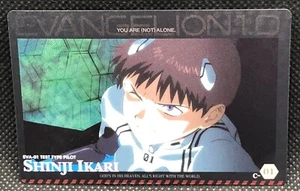 Shinji Ikar Evangelion 1.0 C-01 plastic Card 2010 Bandai Very Rare Japan F/S13 - Picture 1 of 10