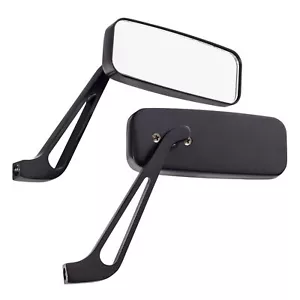 Pitking Universal Kit Car / Caterham Aluminium Wing Mirrors Pair - Black - Picture 1 of 6