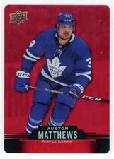 2020-21 Upper Deck Tim Hortons Hockey Auston Matthews Red Die-Cut #DC-19