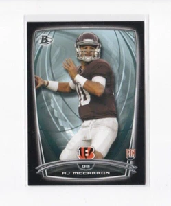A.J. MCCARRON 2014 BOWMAN FOOTBALL BLACK PARALLEL ROOKIE CARD-SHIPS FREE - Picture 1 of 24