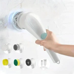 5-in-1 Electric Cleaning Brush – Multifunctional Tool for Bathroom & Kitchen - Picture 1 of 6