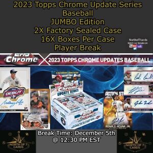 Bryce Harper 2023 Topps Chrome Update Baseball JUMBO 2X Case - BREAK #25
