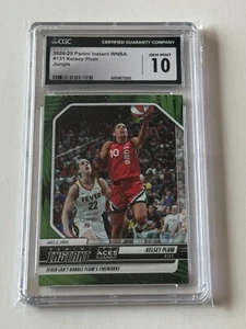 2024 Panini Instant WNBA #131 KELSEY PLUM vs CAITLIN CLARK Jungle # 10/25 CGC 10 - Picture 1 of 15