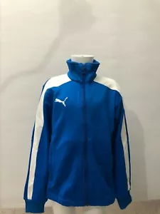 NUEVA CHAQUETA CON ETIQUETAS PUMA ICON WALK OUT AZUL REAL/BLANCO BLOQUE DE COLOR - Imagen 1 de 4