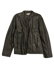 Kenneth Cole Reaction Men’s Biker Jacket Size XLarge - Picture 1 of 8