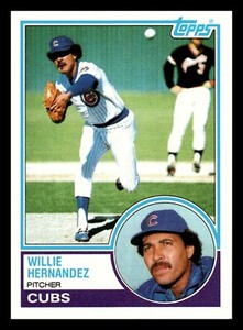 1983 Topps Willie Hernandez Cubs #568 Centered Mint