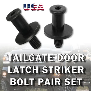 2x Pestillo Puerta Trasera Puerta Trasera Tornillo Golpeador Para Chevy Silverado GMC Sierra 1999-14 - Imagen 1 de 12
