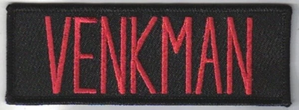 Ghostbusters Movie Venkman Uniform Name Embroidered Chest Patch, NEW UNUSED