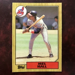 1987 Topps TIFFANY Set MEL HALL #51 CLEVELAND INDIANS ** MINT ** HIGH GRADE ** - Picture 1 of 2