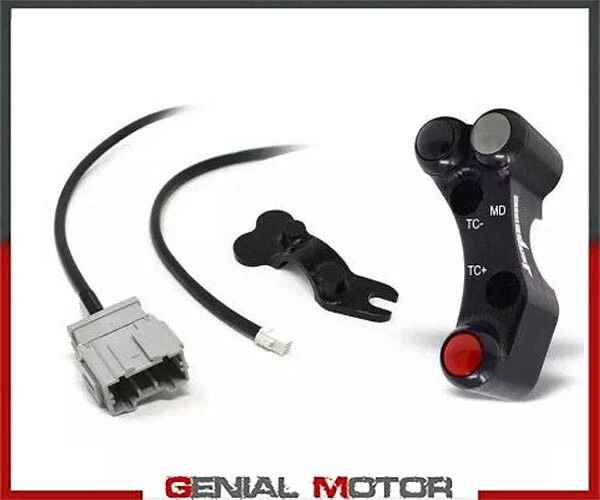 JetPrime Left Racing Push Button for MV Agusta RIVALE 2014 > 2016 - Image 1 of 4