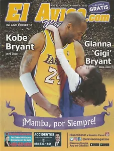 2-8-20 Revista El Aviso con Kobe Bryant de Los Angeles Lakers en portada - Imagen 1 de 1