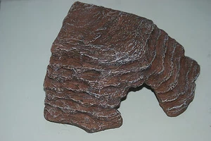 Large Corner Basking Platform Mottled Brown 26 x 22 x 10 cms Turtle Terrapin - Picture 1 of 6
