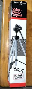 VIDPRO MODEL XT-650 VIDEO-PHOTO TRIPOD 54.5” - Picture 1 of 4
