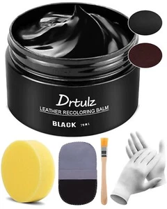 drtulz Bálsamo Recucolorante Cuero Negro, Acondicionador Restaurador de Color Cuero, Lea... - Imagen 1 de 6