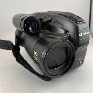 Vintage Quasar Palmcorder VML 457 VHS 16x Optical Zoom Palm Sight 2 Bat. Tested - Picture 1 of 12