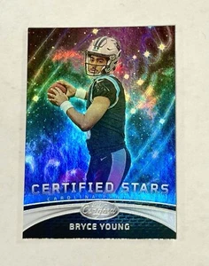 BRYCE YOUNG Panini ROOKIE “HOLO FOIL” REFRACTOR Variation RC - Picture 1 of 2