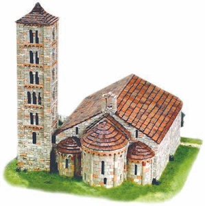 CUIT Ceramic Building Construction Kit, Church St Climent de Taüll (1:80) - Picture 1 of 5