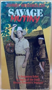 Savage Mutiny VHS 1953, 1990 Johnny Weissmuller **Buy 2 Get 1 Free** - Picture 1 of 3