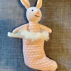 NWT Jellycat I Am Shimmer Stocking Bunny Pink Plush Stuffed Animal Easter Spring