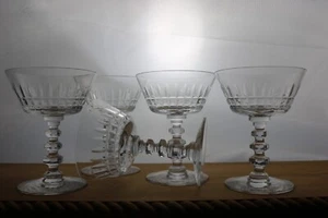 Williamsburg Tiffin - Juego franciscano de 5 copas altas de champán transparente - Imagen 1 de 5