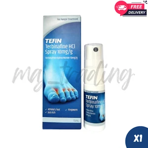 Tefin Terbinafine HCI Spray Fungal Treatment 10mg/g 15ml - Picture 1 of 6