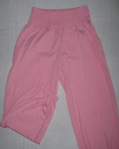 Nuevo Dokotoo Rosa Cintura Alta Calzada Informal Pantalones Bolsillos Laterales Fluido Yoga Jogger - Imagen 1 de 7