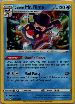Galarian Mr. Rime Promo SWSH: Sword & Shield Promo Cards SWSH079 NM - Image 1 of 2