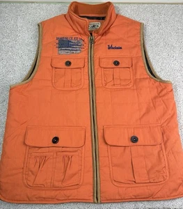 Winchester Orange Quilted Full Zip Outdoor Hunting Vest • Men’s 2XL (tagged 3XL) - Picture 1 of 9