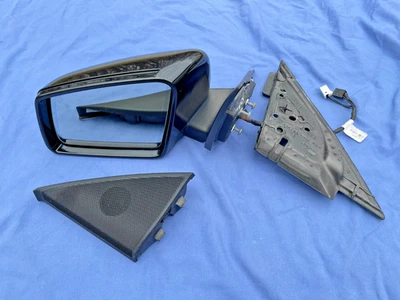 '08-14 Espejo retrovisor lateral puerta delantera izquierda mercedes clase c w204 negro genuino fabricante de equipos originales Foto 1 de 4