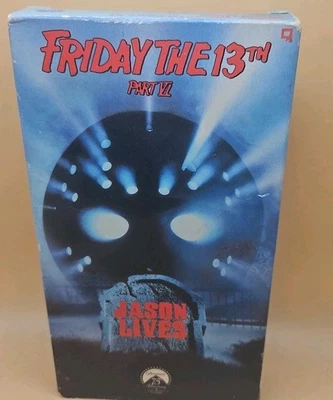 Friday The 13th Part VI: 6 Jason Lives VHS Tape 1986 Horror - Tested Foto 1 de 3