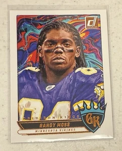 Panini Donruss 2025-Randy Moss #ATGK-RMS All-Time Gridiron Kings Insert Vikings - Imagen 1 de 1