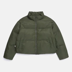 NATIONAL GEOGRAPHIC WOMENS SEMI CROP DOWN JACKET N254WPD901 831 OLIVE KHAKI - Picture 1 of 10