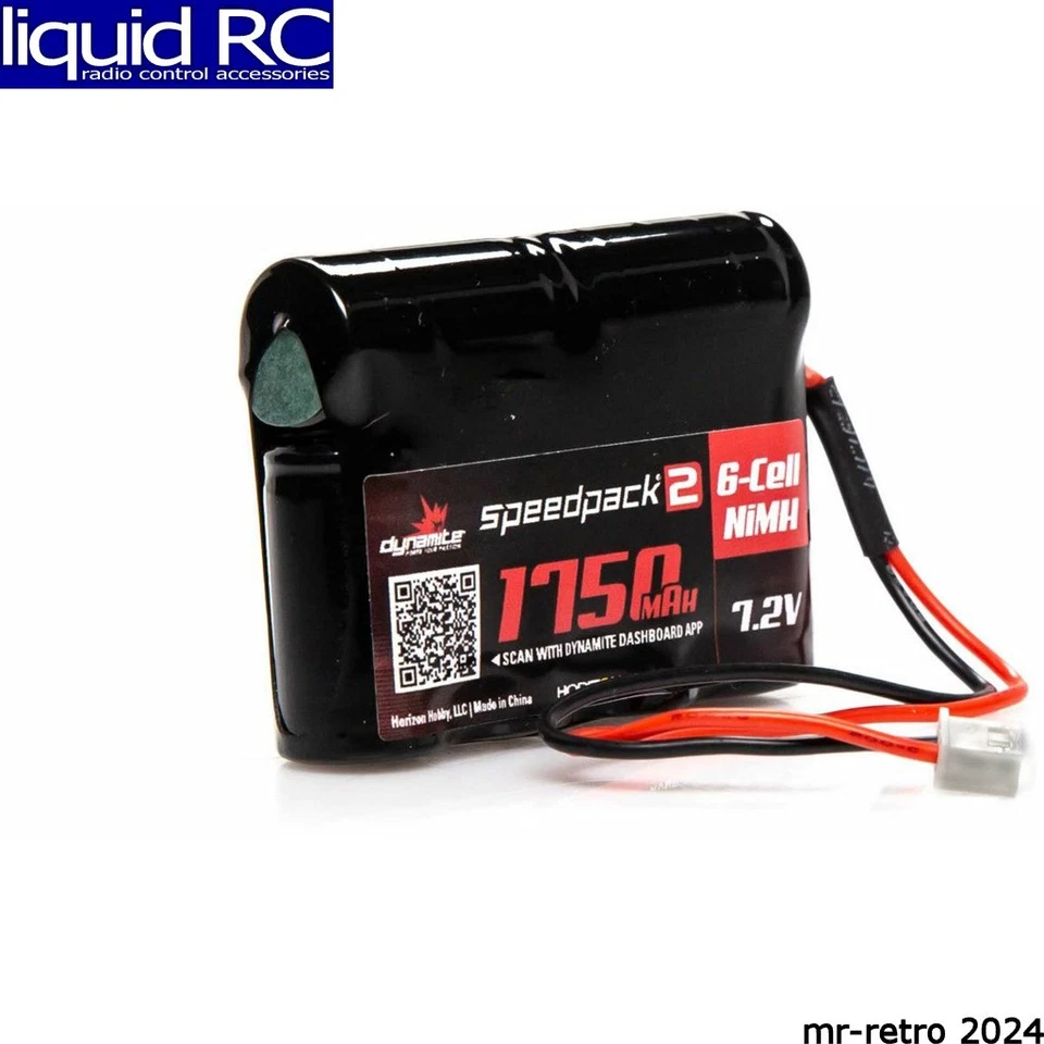 Dynamite B2466 SPEEDPACK2 7.2V 1750MAH 6 CELL NiMh PACK: Mini-T - Image 1 of 1