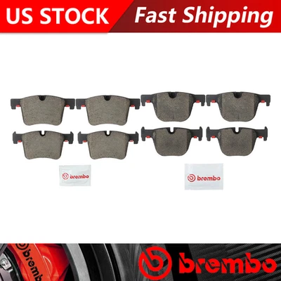 Fits 2015 BMW 428i Gran Coupe Front + Rear Ceramic Brake Pads - Brembo OE - Image 1 of 4