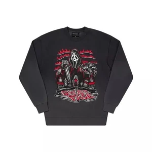01827716 Spirit Halloween Ghost Face Ombre Sudadera Cuello Redondo Tallas Varían - Imagen 1 de 1