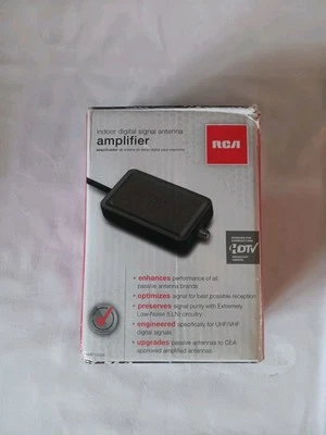 RCA AMP1450F Indoor Digital Signal Antenna Amplifier Optimizer Enhancer - Image 1 of 4