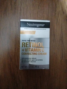 Neutrogena Rapid Tone Repair Retinol + Vitamin C Correcting Cream 1.7oz./48g New - Picture 1 of 1