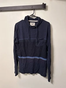 Billabong Herren Hoodie Shirt mittelblau gestreift - Bild 1 von 4
