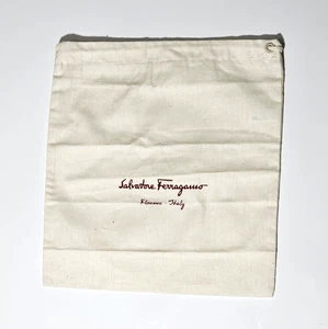 Salvatore Ferragamo Drawstring Dust Pouch for Purse or Handbag Storage 7" x 8" - Picture 1 of 8