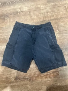 Tommy Bahama Shorts Herren 34 dunkelblau Relaxed Fit Cargo Taschen Baggy - Bild 1 von 14