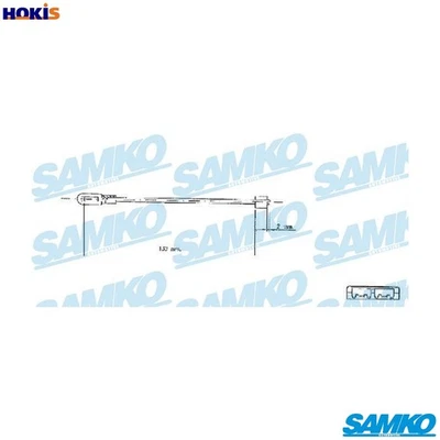 CABLE PULL PARKING BRAKE C0578B FOR VAUXHALL CHEVROLET OPEL VECTRA/Hatchback - Imagem 1 de 4