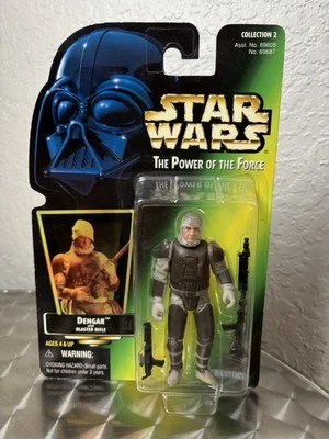 Kenner Star Wars El Poder de la Fuerza Dengar Con Rifle Bláster 1997 Nuevo en Caja Foto 1 de 4