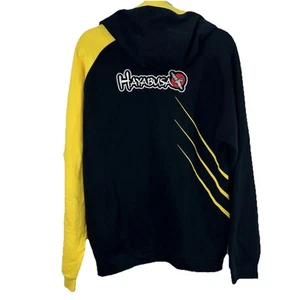 Men's Hayabusa Recast Series Zip Jacket Hoodie Black Yellow Fight Gear Large - Picture 1 of 13