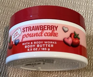 Bath & Body Works~*STRAWBERRY POUND CAKE*~Body Butter NEW - Picture 1 of 3